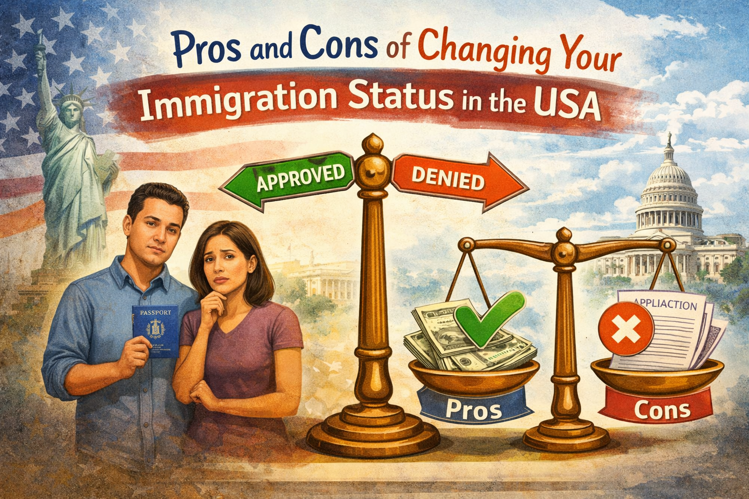 Pros and Cons of Changing Your Immigration Status in the USA