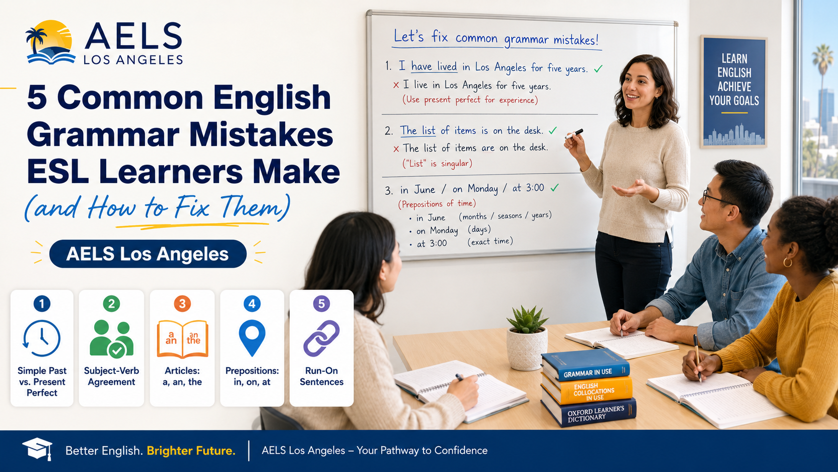 5 Common English Grammar Mistakes ESL Learners Make (and How to Fix Them)