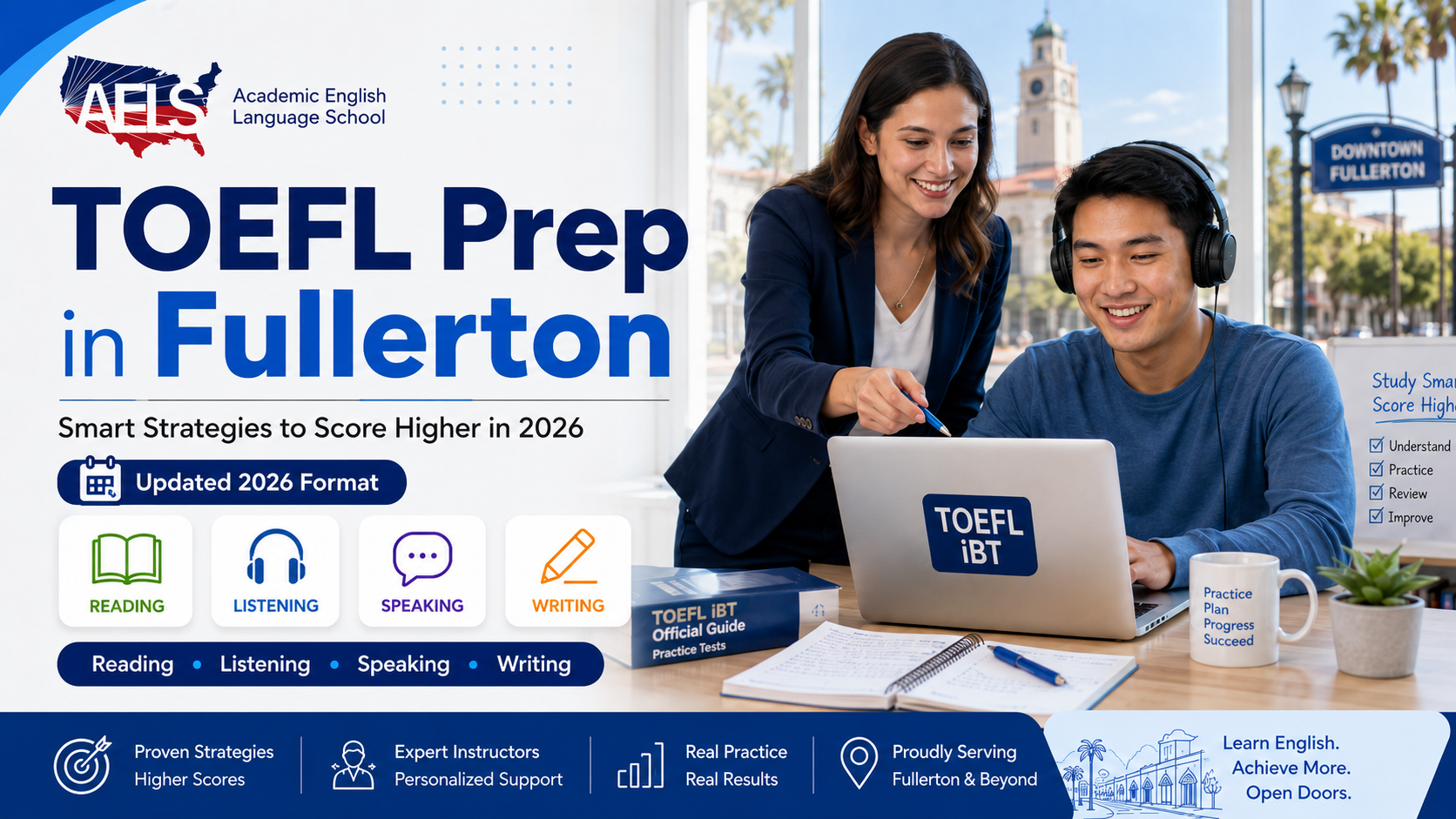 TOEFL Prep in Fullerton: Smart Strategies to Score Higher in 2026