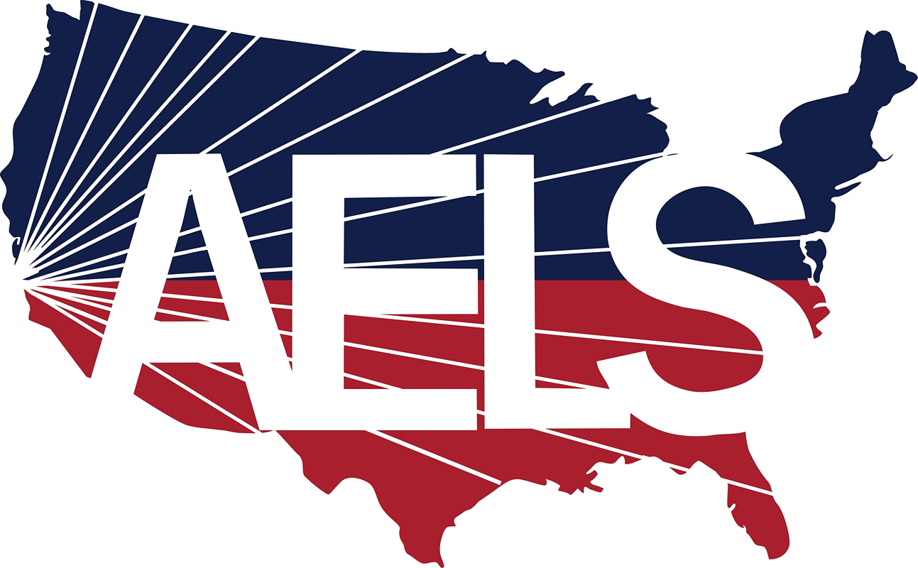 American English Language School logo