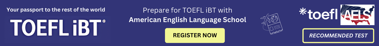 TOEFL Testing Center Banner